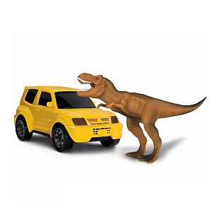 Carrinho com Dinossauro Adventure Park - 371 - Super Toys