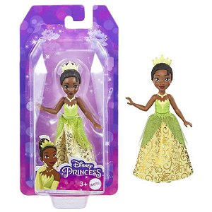Disney Mini Princesa Tiana - 09 cm - HLW71 - Mattel