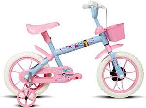 Bicicleta Paty Azul Bebê e Rosa - Aro 12 - 10474 - Verden Bike