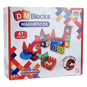 Dm Blocks Magnéticos - DMT6764 - Dm Toys