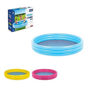 Piscina Inflável Redonda  400L - 157cm x 25cm - 9918 - Wellmix