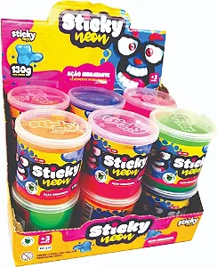 Sticky Neon Slime - Sortido - 019 - Sticky toys