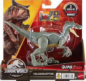 Dinossauro Velociraptor - Jurassic World - HNC11 - Mattel