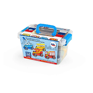 Jogos de 4 Carros de Transporte Publico Paper Car - 1299 Paki Toys