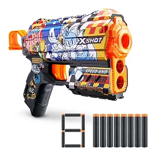 Lançador Xshot - Sonic Skins Flux -Super Speed - 3460 - Candide