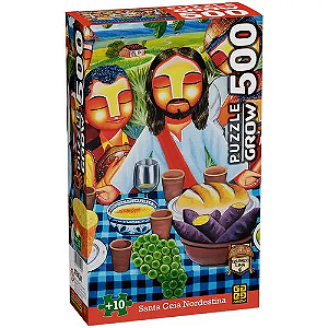 Quebra-cabeça 500 peças Santa Ceia Nordestina- 4599 Grow