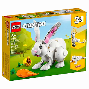 Lego Creator 3 em 1 Coelho Branco 258 pcas - 31133