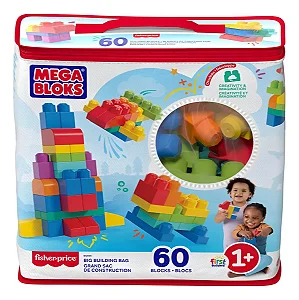 Mega Bloks First Builders - Sacola 60 Peças - DCH55 Mattel