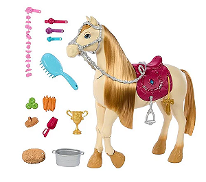Cavalo Da Barbie Mysteries Com Som E Acessórios - HXJ42  Mattel