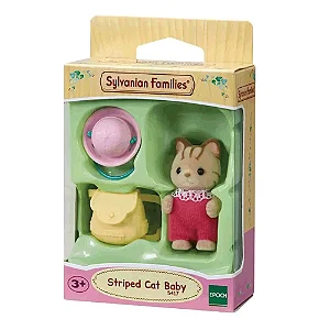 Bebê Gato Listrado Sylvanian Families - 5417 -Epoch