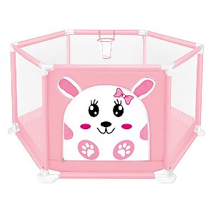 Cercado Baby Estampa Rosa - DMB6580 - Dm Toys