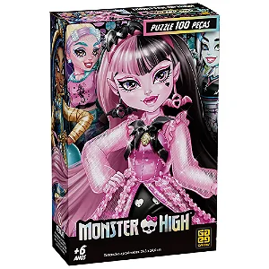 Quebra-cabeça 100 peças Monster High - 4533 - Grow