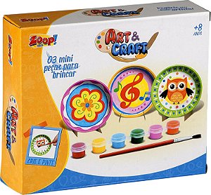 Coleção Art & Craft 3 Pratinhos -ZP00230 - Zoop Toys