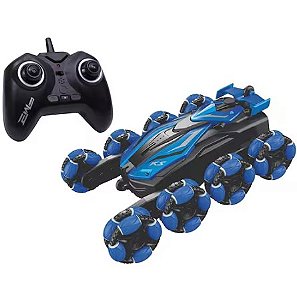 Carrinho Elétrico Giratório Controle Remoto Azul -10303 - Zippy Toys