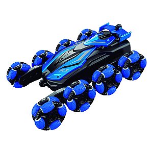 Carrinho Elétrico Giratório Controle Remoto Azul -10303 - Zippy Toys