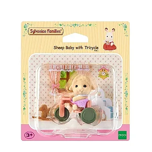 Sylvanian Families Bebe Ovelha com Triciclo - 4561 - Epoch