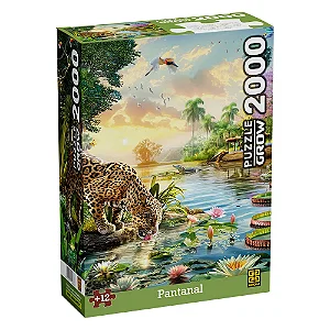 Quebra-cabeça 2000 peças Pantanal - 4686 - Grow