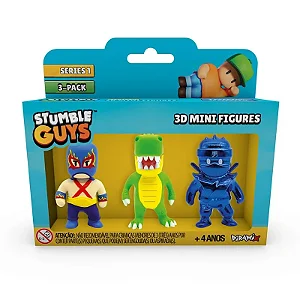 Boneco Stumble Guys Luchador / Dianosour / Dynamitron  - 900036 - Estrela