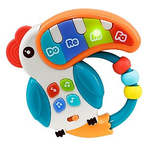Papagaio Piano Musical Baby - DMB6760 - Dm Toys