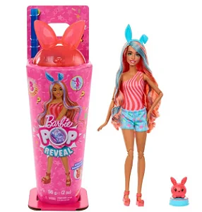 Boneca  Barbie Pop Reveal Série de Animaizinhos - Coelho - JCN85 Mattel