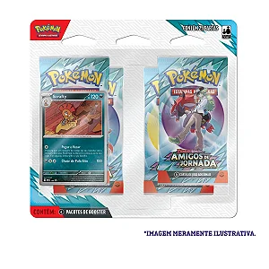 Blister Quádruplo Pokémon Amigos de Jornada - Scrafty 35373