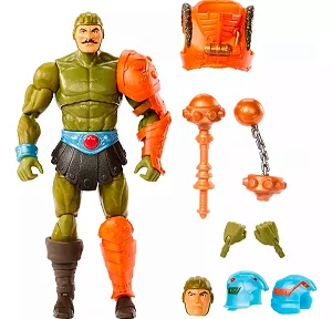 Boneco  Man-At-Arms Master the Universe New Eternia - Hyc44  Mattel