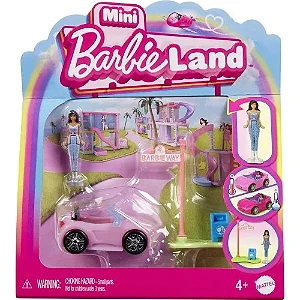 Barbie Mini BarbieLand Veículo Conversível - HYF38 - Mattel