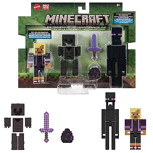 Minecraft Figuras Articuladas - Kai Conquistador - GTT53 - Mattel