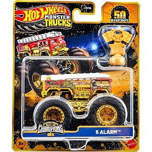 Hot Wheels 1:64 - 5Alarm  Monster Truck Trophy Champions - JDV96/JDW00 - Mattel