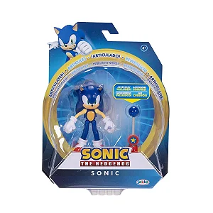 Boneco Articulado Sonic de 9cm e Checkpoint - 4224 - Sunny
