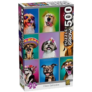 Quebra-cabeça 500 peças Cães Estilosos - 04592 Grow