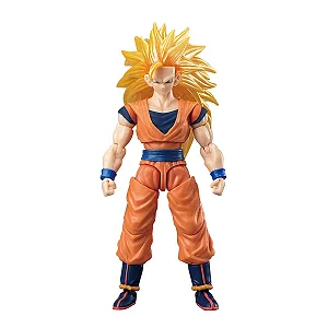 Dragon Ball - Boneco Goku Super Saiyajin 3 Articulado 12Cm - 4739 - Sunny