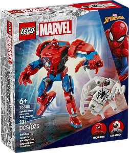 Lego Marvel Homem-Aranha Robô vs. Anti-Venom - 76308