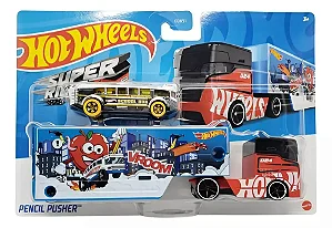 Hot Wheels Caminhão Transportador - Pencil Pusher - BDW51/HXN90- Mattel