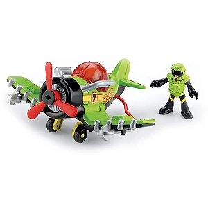 Imaginext Aviões Médios Sky Racer - Sea Stinger - T5308 Mattel