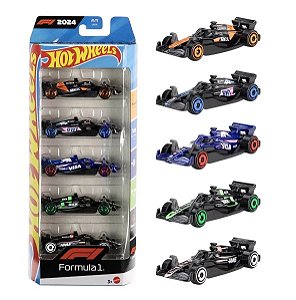 Pack 5 Hot Wheels Formula 1 - 2024 - JGF58 - Mattel