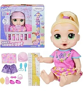 Boneca Baby Alive Grows Up Loira - Cresce de Verdade Com Falas - G1444 - Hasbro