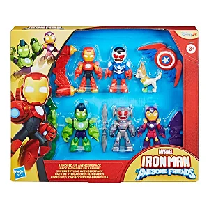 Conjunto De Figuras - Marvel - Homem De Ferro e Seus Amigos - G1255 - Hasbro