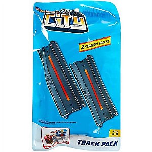 Hot Wheels City Acessórios Para Pistas 2 Reta - Mattel FMX38