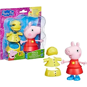 Boneca Peppa Pig Moda para Dias de Chuva - F8859 -Hasbro