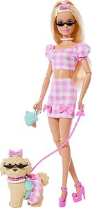 Boneca Barbie Looks Combinando com Cachorrinho - JFP36 Mattel