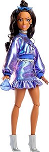 Boneca Barbie Deluxe Style Traje Azul Metálico Jfp42 Mattel