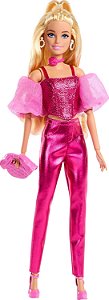 Boneca Barbie Fashion - Deluxe - STYLE - Traje Metálico Rosa - Mattel JFP40