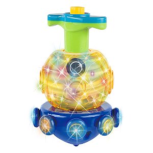 Pião Maluco Flash Bola Cores Sortidas - DMT6311 Dm Toys