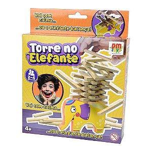 Jogo Torre no Elefante Equilíbrio e Diversão - DMT0062