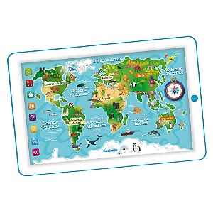 Aprenda Brincando Mapa Mundo - DMT0064