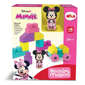Blocos Mágicos de Montar Disney Minnie - 1306 Elka