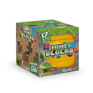 Blocos Magnéticos Mineblocks 17 Blocos - Modelos Sortidos - Multikids BR2510