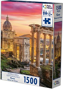 Quebra-Cabeça 1500 Pçs - Roma Ruinas Do Forum - Pais & Filhos 792472