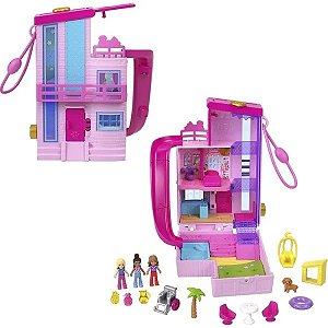 Polly Pocket Barbie Dreamhouse Compact Casa de Bonecas HWP11